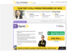 Tablet Screenshot of cellphoneplan.com